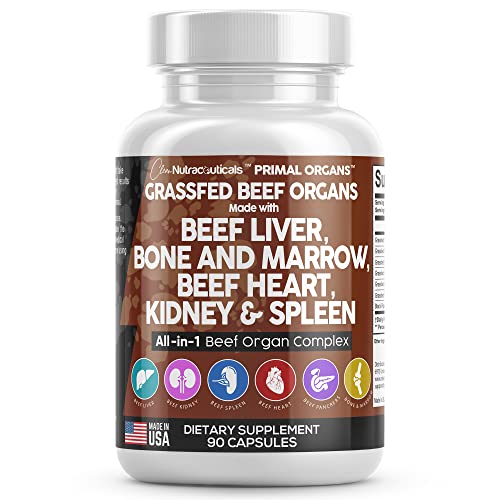 Grass Fed Beef Liver Capsules 3000mg - Premium Quality Beef Organs Clean NutraceuticalsAu supplements