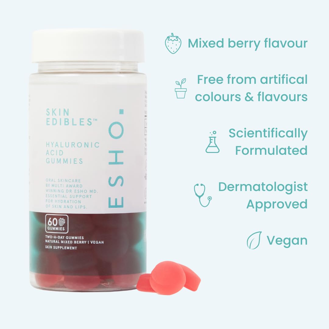 ESHO. Skin Edibles - Hyaluronic Acid-Infused Skin & Lip Care Gummies ESHOUS supplements