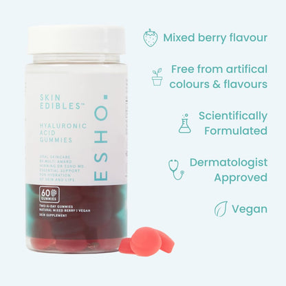 ESHO. Skin Edibles - Hyaluronic Acid-Infused Skin & Lip Care Gummies ESHOUS supplements