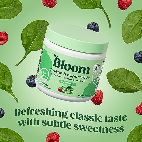 Bloom Nutrition Super Greens Powder Smoothie & Juice Mix (Original) Bloom NutritionAu supplements