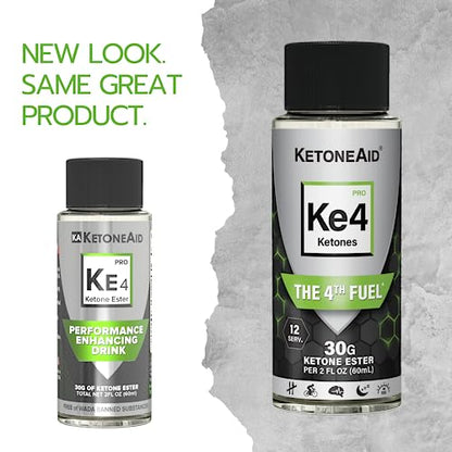 KetoneAid KE4 Pro Ketone Ester Drink | Not a Ketone Salt, No Sugar, No Caffeine KetoneAidUS supplements