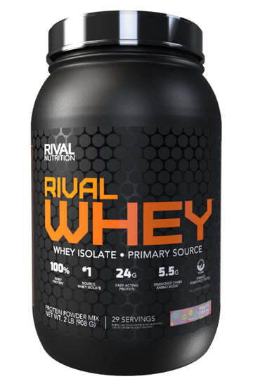 Rivalus Rivalwhey – Fruity Cereal 2lb - 100% Whey Protein, Whey Protein Isolate Primary RivalusUS supplements