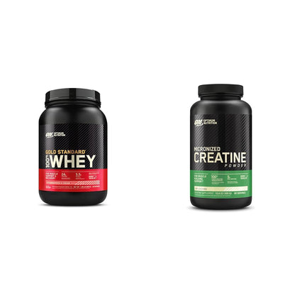 Optimum Nutrition Gold Standard 100% Whey Protein Powder, Strawberries & Cream Optimum NutritionUS supplements