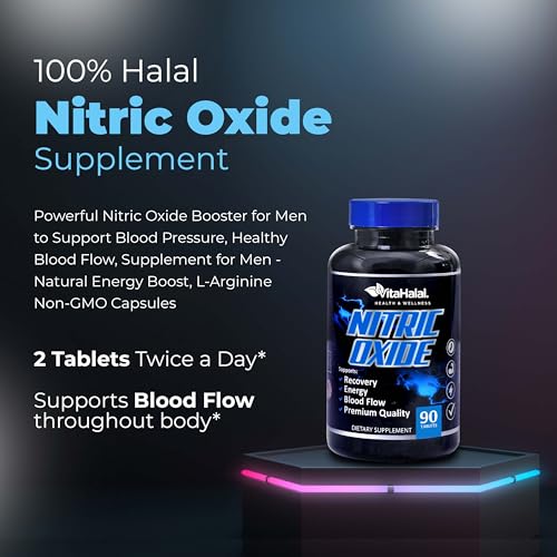 VitaHalal Nitric Oxide Supplement - Powerful Nitric Oxide Booster for Men to Support Blood VitaHalalAu supplements