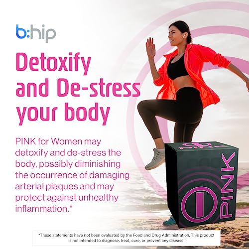 Energy Drink Powder, bHIP Pink for Women 30 Drink Mix Packets. Energy Supplements b:hipAu supplements
