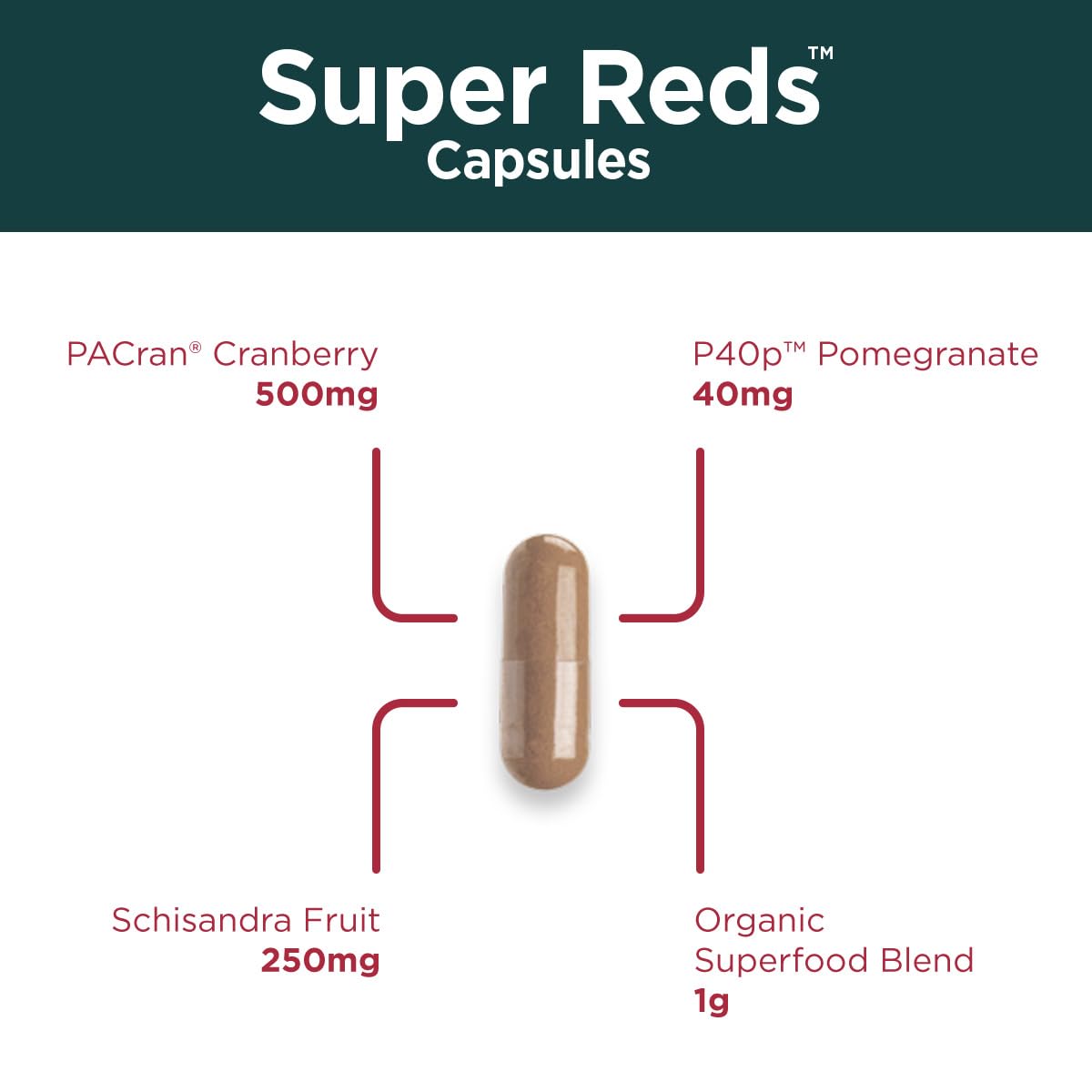 Purity Products Super Reds Capsules Formula (20+ Organic Super Fruits and Berries) Certified Organic Phytonutrients - 90 Capsules Purity ProductsAu supplements