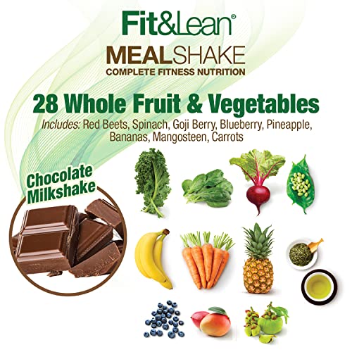 Fit & Lean Meal Shake, Fat Burning Meal Replacement, Meal Replacement with Protein Fit & LeanUS supplements