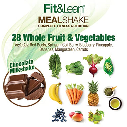 Fit & Lean Meal Shake, Fat Burning Meal Replacement, Meal Replacement with Protein Fit & LeanUS supplements
