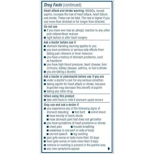 Advil Pain Reliever and Fever Reducer, Pain Relief Medicine with Ibuprofen 200mg for Headache, Backache, Menstrual Pain and Joint Pain Relief - 100 Coated Tablets AdvilAu supplements