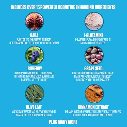 Nootropic Brain Aid | #1 Rated Focus & Memory Supplement | Improve Concentration EPN SupplementsAu supplements