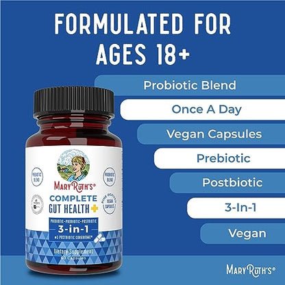 MaryRuth's 3-in-1 Probiotics for Complete Gut Health | Gut Health Supplement for Women MaryRuth OrganicsUS supplements