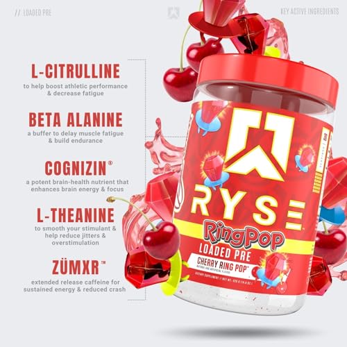 Ryse Loaded Pre Workout Powder Supplement for Men & Women | Pumps, Energy, Focus RYSE Up SupplementsAu supplements