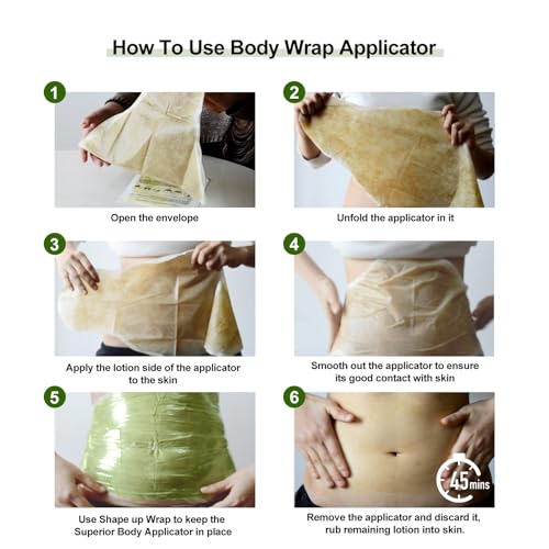Neutriherbs Body Applicator with Wrap, Effective Nature Formula to Shape, Tone, Firm Body NeutriherbsUS supplements