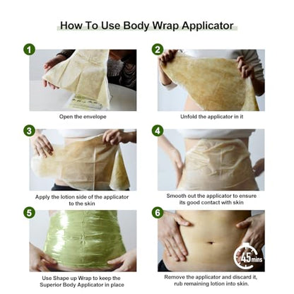 Neutriherbs Body Applicator with Wrap, Effective Nature Formula to Shape, Tone, Firm Body NeutriherbsUS supplements