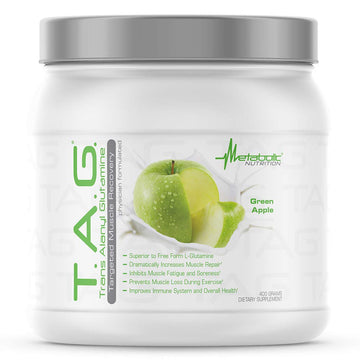 Metabolic Nutrition, TAG, Trans Alanyl Glutamine, 100% L-Glutamine Peptide Powder Metabolic NutritionUS supplements