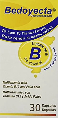 Bedoyecta Multivitamin, 30 Capsules Each (Pack of 6) BedoyectaAu supplements