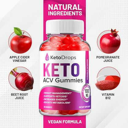 Keto Drops ACV Gummies - Advanced Formula Drops Keto Plus ACV Gummies Apple IndeloUS supplements