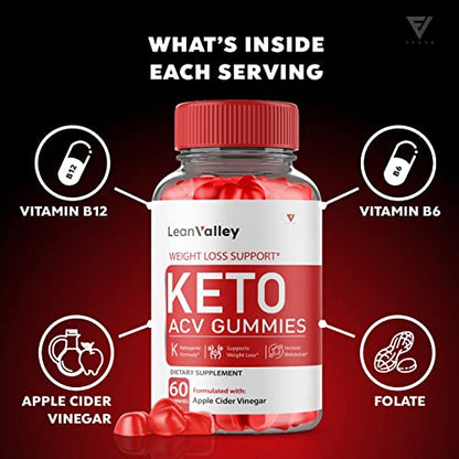 (2 Pack) Lean Valley Keto ACV Gummies Advanced Weight Loss Formula - Lean Valley FyvusUS supplements