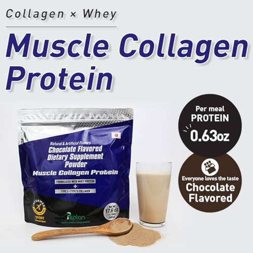 Muscle Colllagen Protein Collagen Peptides Powder Chocolate Flavored Dietary Supplement Muscle CollagenUS supplements