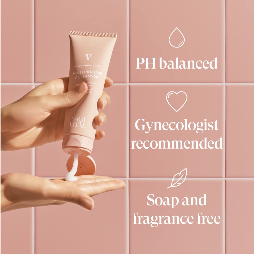 VagiVital V-Cleanser Moisturizing Daily Feminine Wash for Intimate Area, Soap-Free, Fragrance Free VagiVitalAu supplements