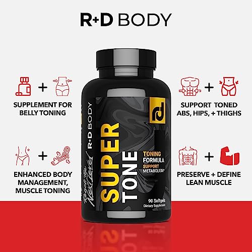 R+D Body Super Tone - Extreme CLA Supplement for Muscle Preservation, Enhanced Body R+D BodyUS supplements