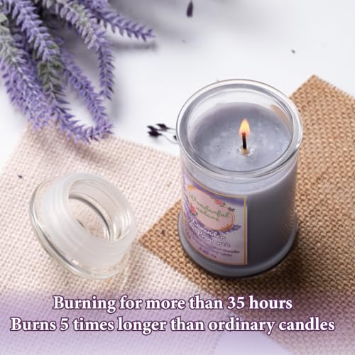 Wonderfulnature Lavender de Provence Pure Essential Oil Scented Candle, Aromatherapy WONDERFUL NATUREAu supplements