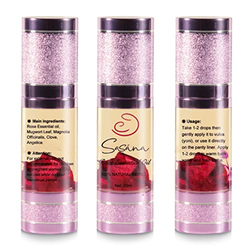 SASÁNA All Natural Feminine Spray - Effective Relief from Dryness, BV, Itch - 100% Organic Yoni Oil SASÁNAAu supplements