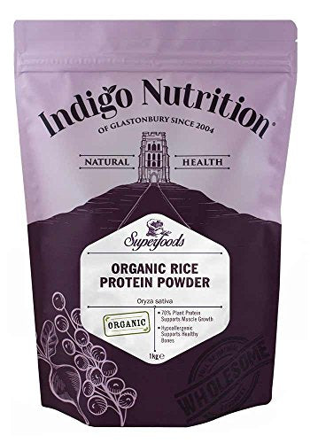 Indigo Herbs Organic Rice Protein Powder 1kg Indigo HerbsAu supplements