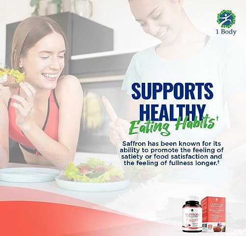 1 Body Saffron Extract 8825 – Antioxidant & Mood Support Saffron Supplement 1 BodyUS supplements