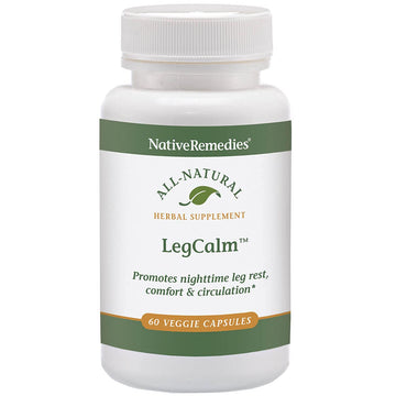 Native Remedies Leg Calm for Rested Legs and Limb Comfort at Night, 60 Veggie Caps Native RemediesAu supplements