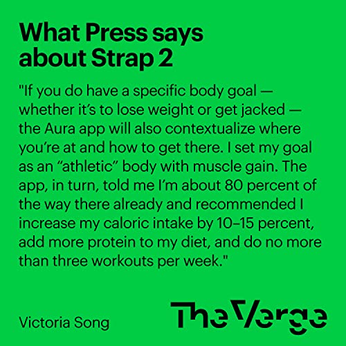 AURA Strap 2 Compatible w Apple Watch – for Body Fat, BMI & Weight Loss - Body Composion AURA StrapAu supplements