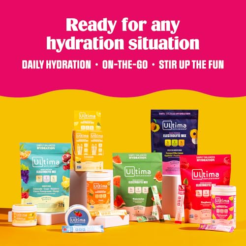 Ultima Replenisher Daily Electrolyte Drink Mix – Grape, 20 Stickpacks – Hydration Packets Ultima ReplenisherAu supplements