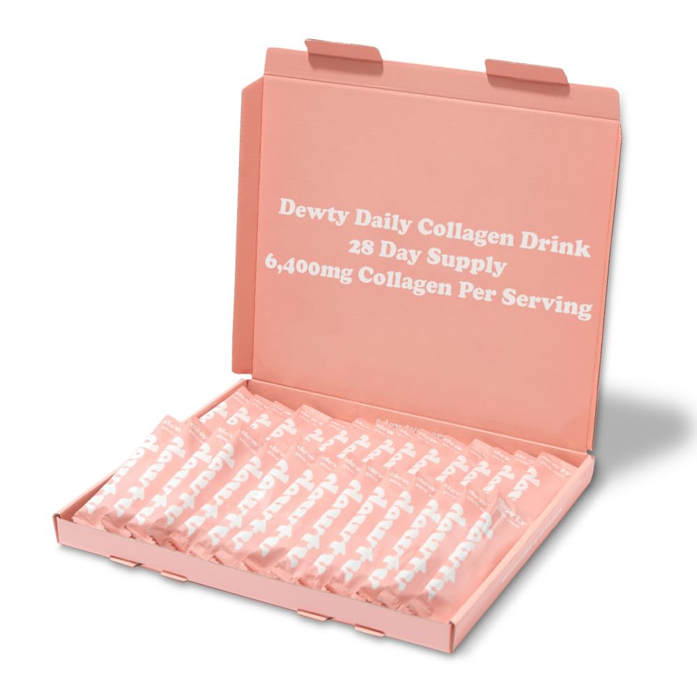 Dewty Collagen Drink - Peach Flavour Daily Collagen Supplements for Women - Individual Collagen Sachets DewtyAu supplements