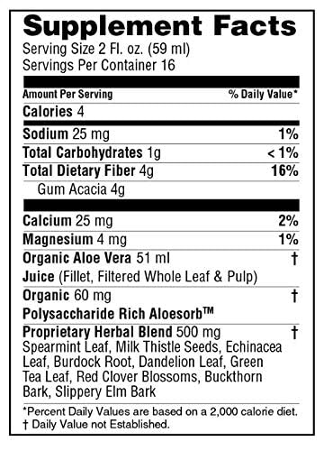 Lily Of The Desert Aloe Vera Detox Formula Lily Of The DesertUS supplements