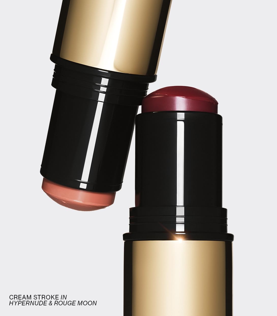 MAKE Beauty Cream Stroke Cream Blush Stick for Cheeks - Vibrant yet Natural Soft Matte Finish - Shade Rouge Moon, Berry Plum Blush Makeup MAKEAu supplements