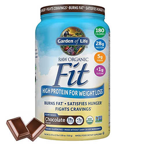 Garden of Life Raw Organic Fit Vegan Protein Powder Chocolate, 28g Plant Based Protein Garden of LifeUS supplements
