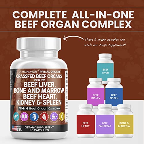 Grass Fed Beef Liver Capsules 3000mg - Premium Quality Beef Organs Clean NutraceuticalsAu supplements
