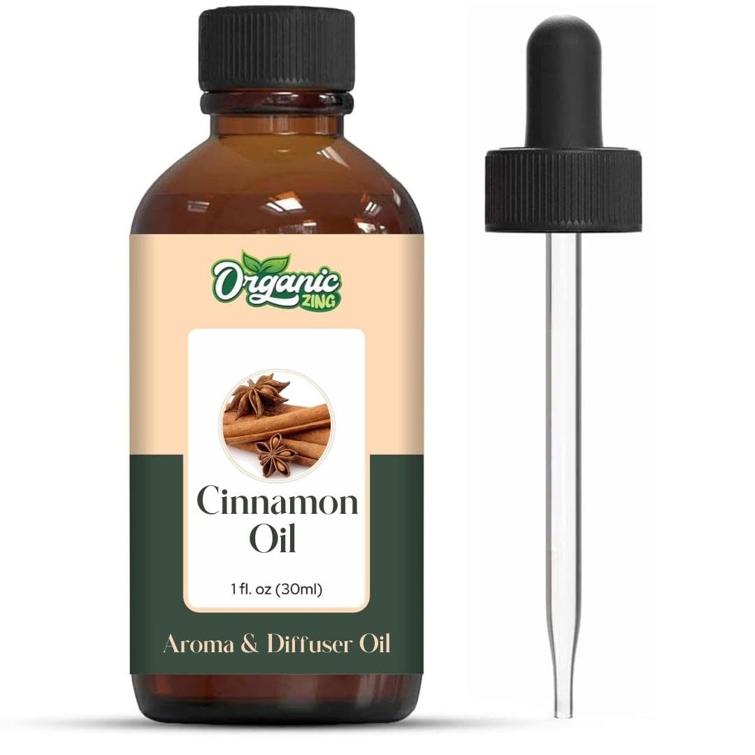 Organic Zing Cinnamon Aroma & Diffuser Oil for DIY Candle & Soap Making - Oil - 30 ml ORGANIC ZINGAu supplements