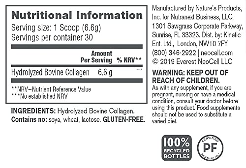 Neocell - Super Collagen Powder - 198g - Supports Healthy Skin, Hair, Nails, and Joints - Aids Collagen Production" NeocellUS supplements