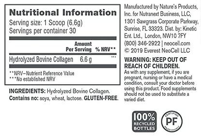 Neocell - Super Collagen Powder - 198g - Supports Healthy Skin, Hair, Nails, and Joints - Aids Collagen Production" NeocellUS supplements