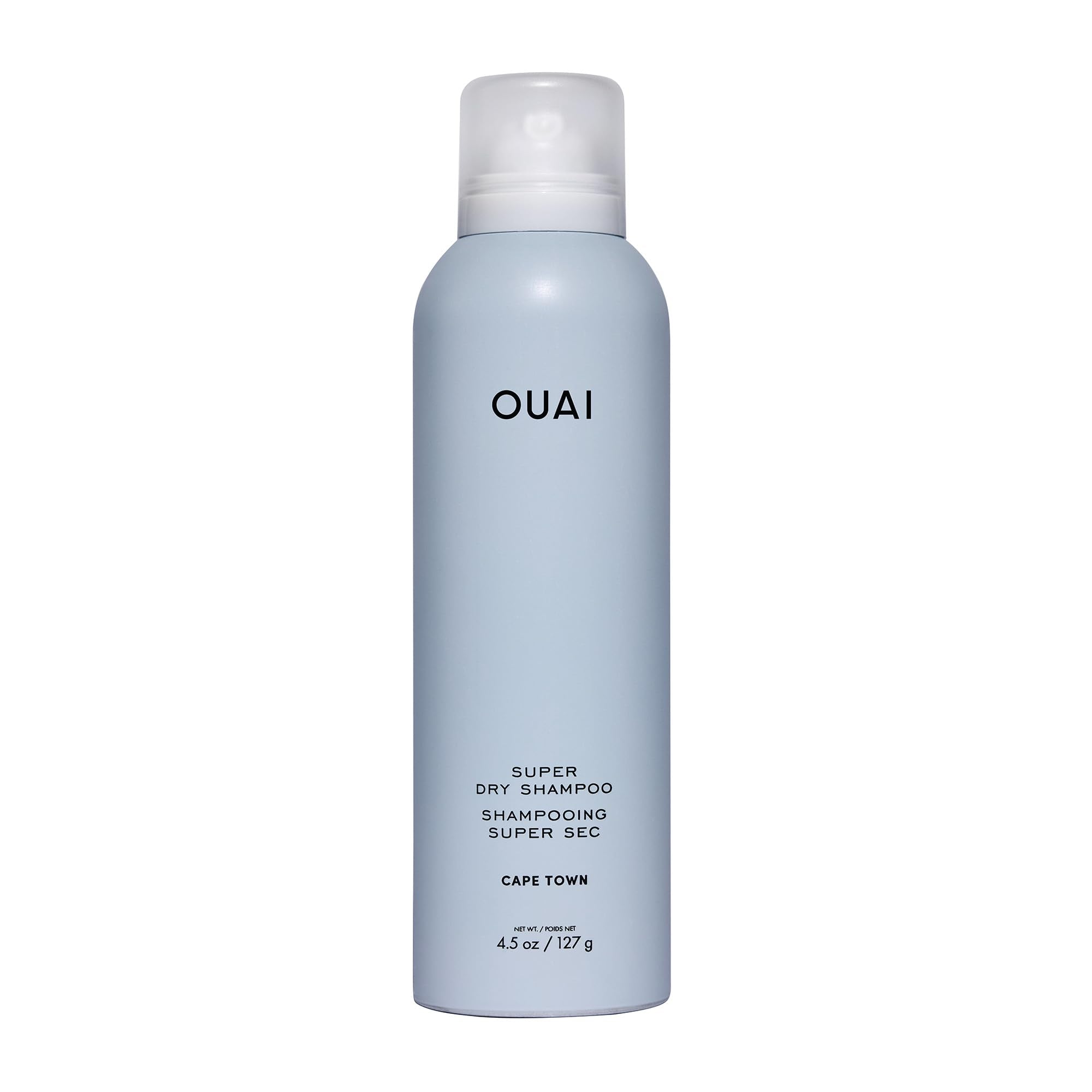 OUAI Super Dry Shampoo - Volumizing Dry Shampoo - Absorbs Oil, Dirt & Sweat - Blends Seamlessly into Hair with Zero Residue & Enriched with a Long-Lasting Scent - Cape Town (4.5 oz) OUAIAu supplements