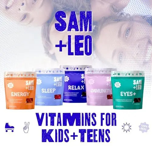 SAM+LEO Immunity Gummies with Elderberry, Echinacea, Zinc & Vitamin C for Kids & Teens – Immune Support Supplement Gummies | SAM+LEOAu supplements