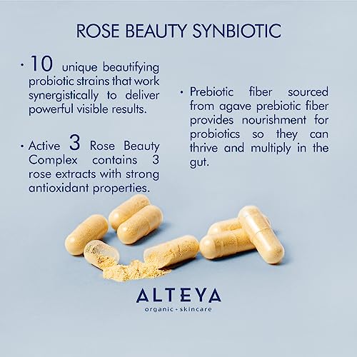 Alteya Organics Beauty Prebiotics + Probiotics and Rose Extracts, Skin Beauty from Within Supplement Alteya OrganicsAu supplements
