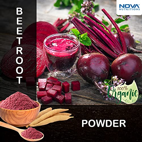 2 Pack - Nova Nutritions Certified Organic Beet Root Powder 16 OZ (454 gm) - Nitric Oxide Nova NutritionsAu supplements