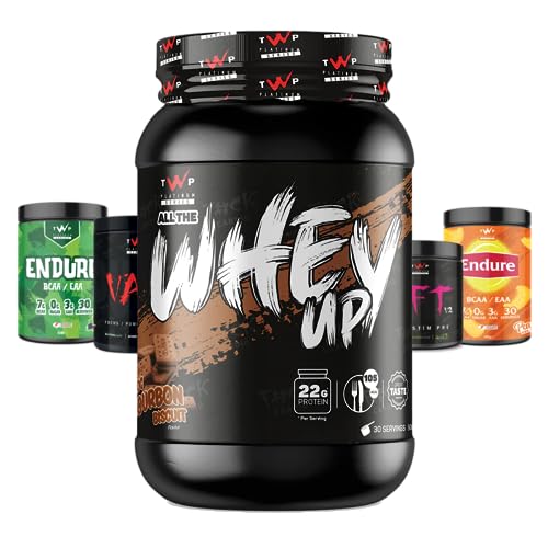 TWP Nutrition Platinum Series All The Whey Up Protein Powder Shake, 23g Whey Protein, Low Fat TWPAu supplements