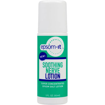 Epsom-It Soothing Nerve Lotion - Roll On Epsom Salt Magnesium Lotion, Topical Magnesium Cream with Capsaicin & Arnica for Tired Muscles and Sleep, 3oz EPSOM-ITAu supplements