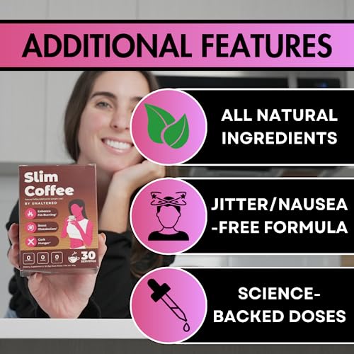UNALTERED Slim Coffee - Coffee Additive (Not a Replacement) - Keto Diet Friendly - Features Forskolin UNALTEREDUS supplements