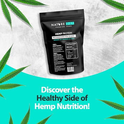 Nature Diet - Hemp Protein 1000g , Vegan , Protein Powder , Plant-Based Nature DietUS supplements