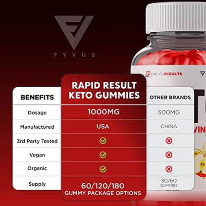 Rapid Results Keto ACV Gummies - Rapid Results Keto ACV Gummies Advanced Weight Loss FyvusUS supplements